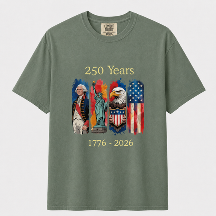Comfort Colors USA 1776-2026 250th Anniversary T-Shirt