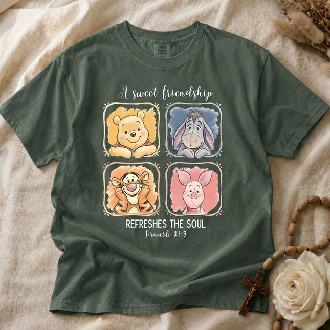 Comfort Colors A Sweet Friendship Refreshes The Soul T-Shirt
