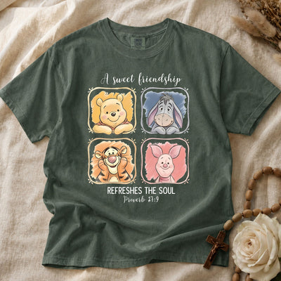 Comfort Colors A Sweet Friendship Refreshes The Soul T-Shirt