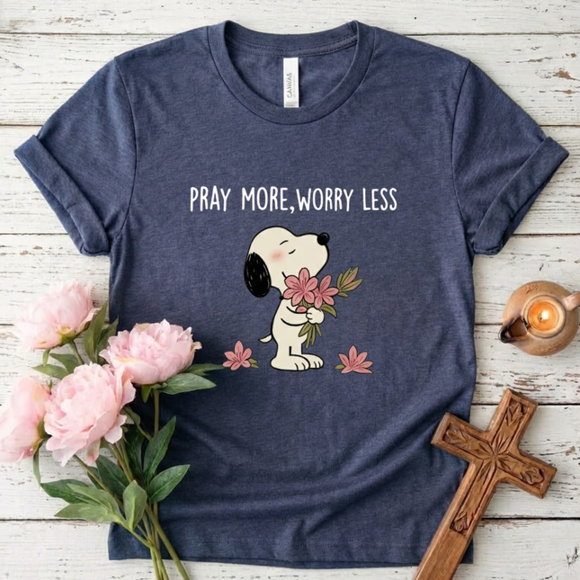 Pray More Worry Less T-Shirt