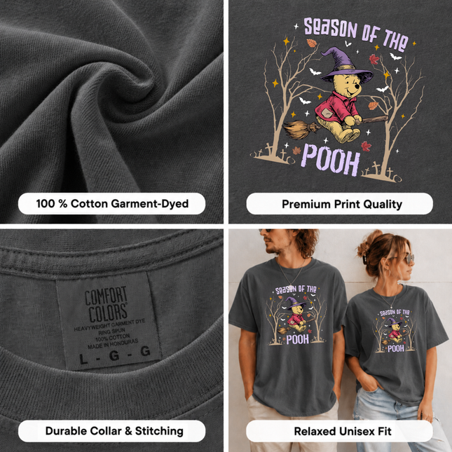 Comfort Colors Season Of The Pooh Halloween T-shirt