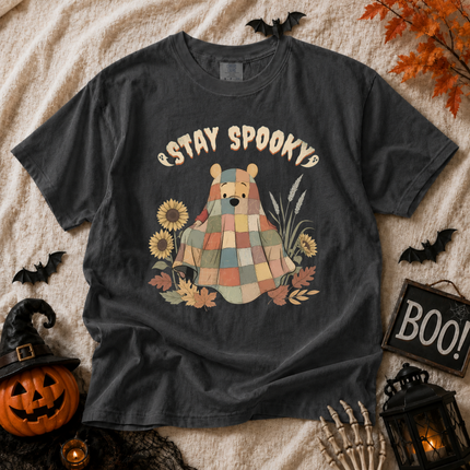 Comfort Colors Stay Spooky Ghost Blanket T-shirt