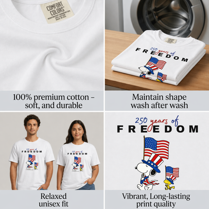 Comfort Colors 250 Years Of Freedom T-Shirt
