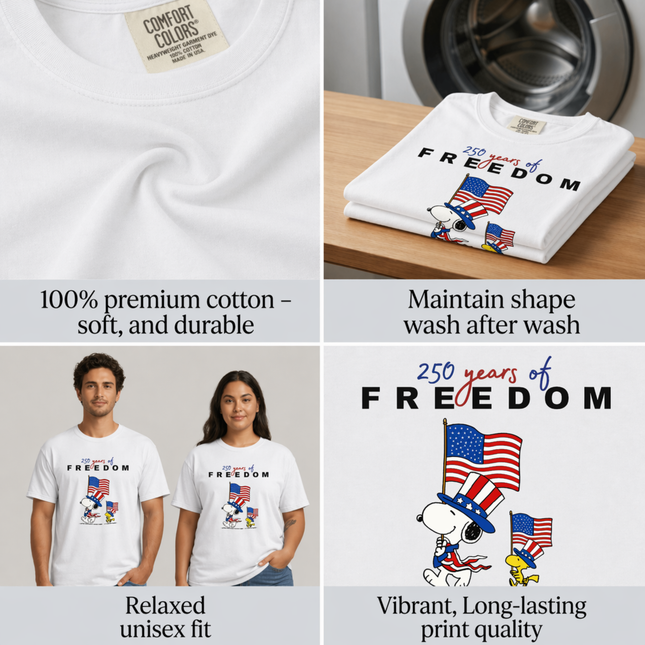 Comfort Colors 250 Years Of Freedom T-Shirt