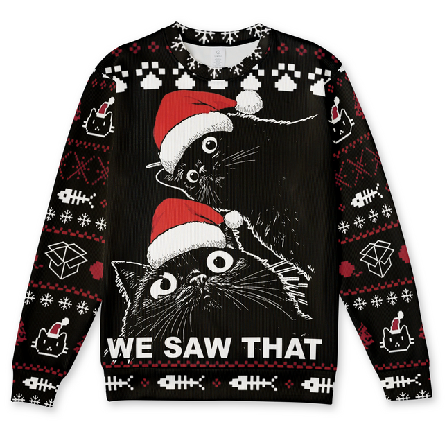 We Saw That Cat 3D Sweater