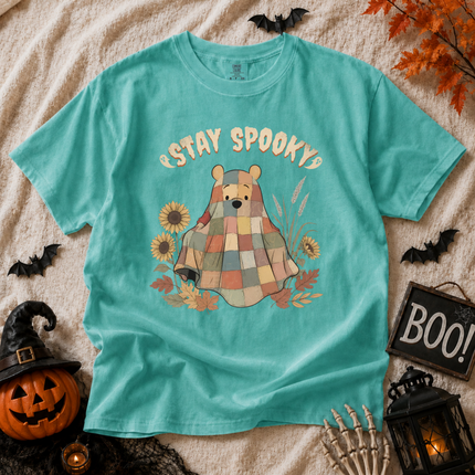 Comfort Colors Stay Spooky Ghost Blanket T-shirt