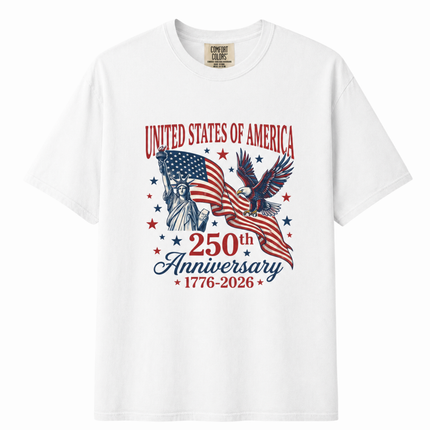 Comfort Colors United States of America 250th Anniversary T-Shirt