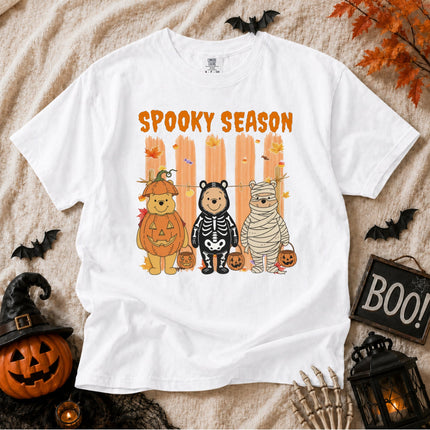 Comfort Colors Spooky Season Winnie The Pooh Costume T-shirt