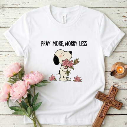 Pray More Worry Less T-Shirt