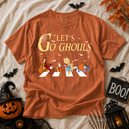 Comfort Colors Halloween Let's Go Ghouls T-shirt